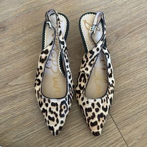 NWOT Sam Edelman Cheetah Kitten Heels